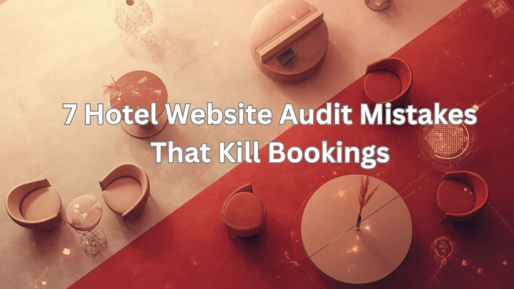 7 Hotel Website Audit Mistakes That Kill Bookings 7 Hotel Website Audit Mistakes That Kill Bookings
